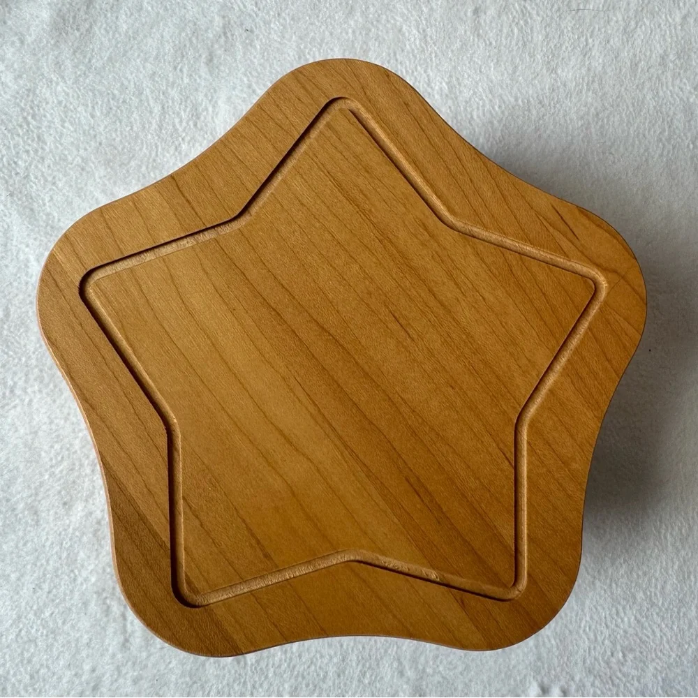 Longaberger 2001 Twinkle Twinkle Basket Tree Trimming Collection Star Shaped EUC